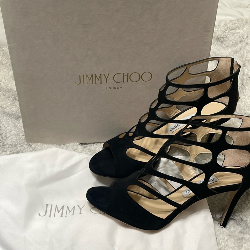 Jimmy choo caged gladiator heels
